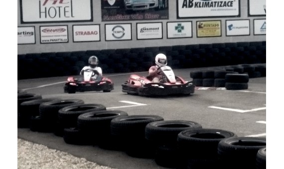 Company Bonding at GoKarts at Lipník nad Bečvou