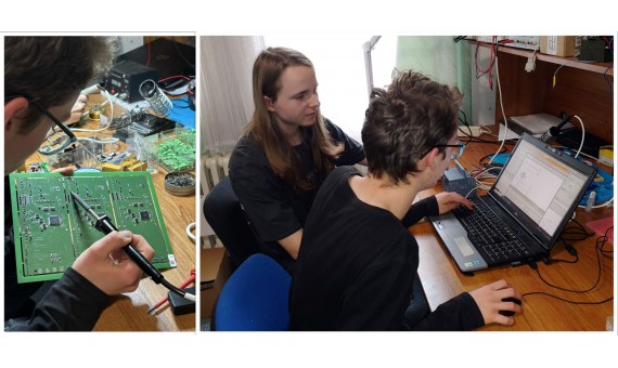High School Students on Internship at Elekt Labs