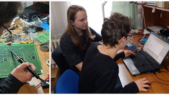 High School Students on Internship at Elekt Labs